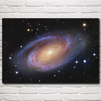 Priestor Astronómie Galaxy Špirála Vesmíru M81 Sombrero Star Domov Obrázok, Hodváb Tlač Plagátu Umenie Obývacia Izba Dekorácie, Nástenné Maľby