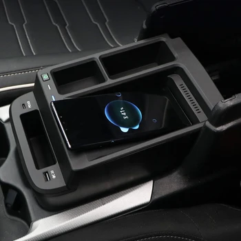Auto QI mobilný telefón, nabíjačku rýchlo nabíjačka nabíjaciu podložku pad opierkou box nabíjací držiak pre Honda CRV 2017-2021 príslušenstvo
