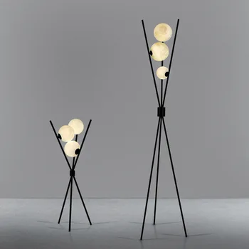 Moderné Led Poschodí Lampa 3D Moon Železa Statív stojacie Lampy Pre Obývacia Izba, Spálňa, Podkrovie Štúdia Dekor Svetlo Nordic Tabuľka Stojaca Lampa