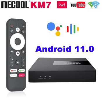 Mecool KM7 Amlogic S905Y4 ATV Box LPDDR4 Android 11 4 GB 64 GB Dual WIFI Certifikované spoločnosťou Google 2G 16 G Podpora 4K Set-Top-Box 0