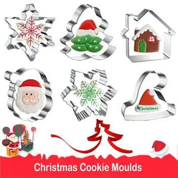 vianočné hat Kuchyne Deco Cookie Cutter Nástroje Perník strom v Tvare Vianoce Sušienky Formy Christams Cake Zdobenie navidad darček