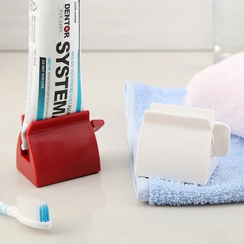 1PC Manuálna zubná pasta Dávkovač zubná pasta Squeezer Koľajových Cleanser Kozmetika Vytláčacie Svorka Kúpeľňových Doplnkov