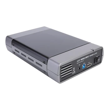 USB3.0/2.0 SATA US/EU Adaptéru Pevného Disku Prípade 5.25 palcový Optickej Jednotky Krytu Podpora DVD 16 Záznam Rýchlosti Pevného Disku Prípade