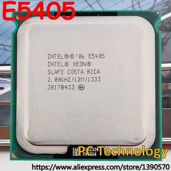 Originálne procesory Intel Xeon E5405 procesor 2.00 GHz, 12 MB 1333MHz LGA771 Quad-Core CPU doprava Zadarmo loď sa v rámci 1 deň