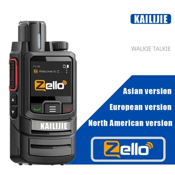 Rýchle dodanie Zello Walkie Talkie Šikovný Dlhý Rad 4G GPS, Wifi, Modrý Zub Mobile Ham Rádio Dve Spôsobom Rádio Vysielač 100km