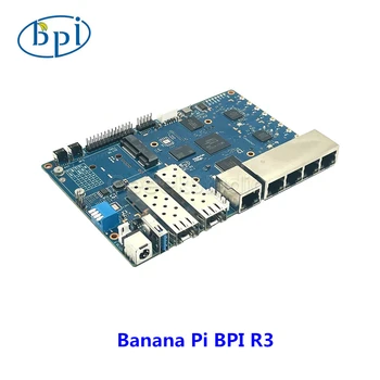 Banán Pi BPI R3 Router Doska S Mediatéka MT7986 Quad Core ARM A53 + MT7531A Čip Dizajn 2G DDR RAM 8G eMMC Flash Palube