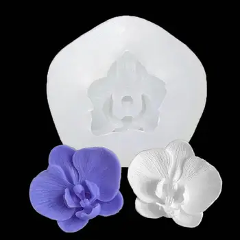 Nové Rose Tvar Silikónové 3D Mydlo Formy Fondant Tortu Formy Sviečka Jelly Formy na Pečenie Nástroj Dekorácie Cupcake Cukrovinky, Čokoláda Q3P3