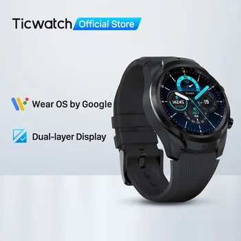 TicWatch Pro 512 MB Smart Hodinky pánske Hodinky Nosiť OS pre iOS Android Platby NFC Vstavaný GPS Vodotesný IP68 Bluetooth Smartwatch