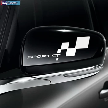 2 Ks GT Sport Nálepky Spätné Zrkadlo Obtlačok Na Renault Arkana Megane Clio Toaletný Sandero Logan Symbol Kaptur Zoe Pôsobeniu Koleo