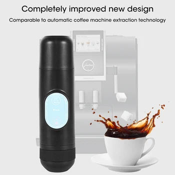 Prenosné Elektrické kávovar USB Nabíjateľné kanvice Kávy Prášok Kapsule Auto Cestovanie Automatické taliansky kávovar