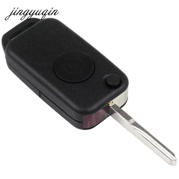 jingyuqin 1 Tlačidlo Diaľkového Skladací Kľúč Flip Shell Prípade Uncut Prázdna Pre pre Mercedes Benz C AMG CL, ML SL E SEC