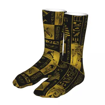 Móda Ponožky Muž Mens Ženy Novinka Egyptský Pharaoh Egypt Etnických Dávnych Ponožky Grafické Ponožky Jar Leto Jeseň Zima