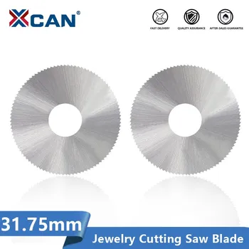 XCAN HSS Mini pílového Kotúča 31.75x9.525mm 100 120T Circular Saw Blade pre Šperky Rezanie s Vysokou Presnosťou Mini Šperky Rezanie Disk