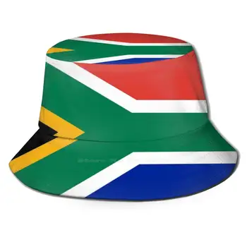 Juhoafrický Vlajka Kórejskej Dámy Outdoor Slnko Klobúk Vedro Spp Južná Afrika Afriky Vlajka Symbol, Znak Národa, Krajiny