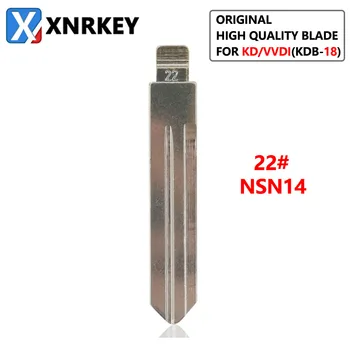 XNRKEY 10 Ks 22# NSN14 Pôvodný Vysoko Kvalitný nôž pre KD/VVDI Diaľkové Tlačidlo Nahradenie Kovových Prázdne Uncut Čepeľ