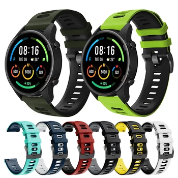 EasyFit Športové Silikónové Wriststrap Watchband Pre Xiao Mi Watch color športové vydanie Popruh Band Náramok Nahradiť Príslušenstvo