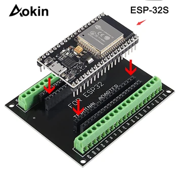 ESP32 Vývoj Doska Breakout Rada pre Arduino GPIO 1 do 2 38 Kolíky ESP-32S ESP32 Vývoj Doska 2.4 GHz Dual Core