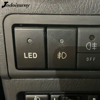 12V LED DRL Predné Hmlové Svetlo Zatlačte Prepínač Predné, Zadné Lock Diff Ovládacie Tlačidlo Kábel Príslušenstvo pre Suzuki Jimny rokov 2007-2015