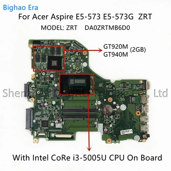 NBMVM1100D Pre Acer Aspire E5-573 E5-573G Notebook Doske DA0ZRTMB6D0 S i3-5005U GT920M 2GB DDR3 grafická Karta NB.MVM11.00D