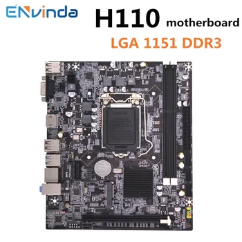 ENVINDA LGA 1151 Doske H110 32GB DDR3 Dual Channel Doske Podpora Core i3 i5 i7 Počítač základnej Doske Počítača LGA1151