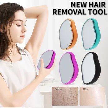 Crystal Hair Remover Bleame Vlasy Gumu Fyzickej Bezbolestné Bezpečné Epilátor Jednoduché Čistenie Opakovane Tela Domov Depilácia Nástroj