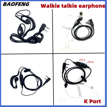2022 Baofeng Walkie Talkie Headset Vhodný Pre UV-10R UV-9R Plus UV82 DM-1801 A58 UV-5R Slúchadlá Walkie-talkie Príslušenstvo Nové