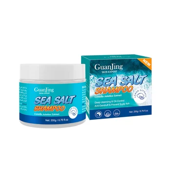 Sea Salt Scrub Šampón Pokožku Hlavy Peeling Peeling S Morskou Soľou Oil Control ® Posilniť Obnoviť Šampón Kroviny Na Upokojenie Suchej Flak