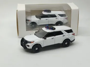 1:64 GREENLIGHT 2020 Ford Police Interceptor UTILITY obmedzené model auta hračky Kolekcia diecast simulácia