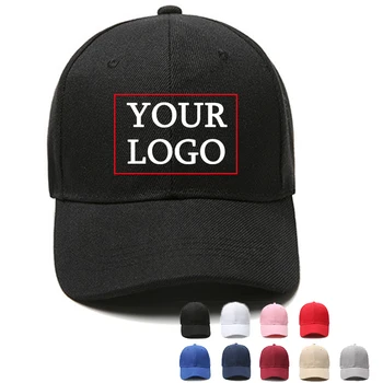 2020 Nové Módne pánske bežné pevné šiltovku výšivky loga kapoty dizajn text black Otec klobúk Snapback čiapky pre Mužov, Ženy