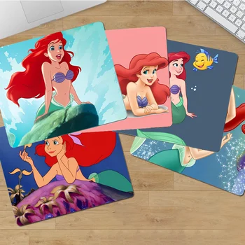 Disney Malá Morská víla Ariel Princezná Animácie Ploche Desk Mat Kawaii Herné Príslušenstvo na Písanie Na PC Myš Koberec
