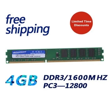 KEMBONA Vysokej Kvality DDR3 4gb 1600mhz PC312800 Ploche Pamäte, podpora dual channel plne kompatibilné