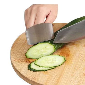 Nôž, Ruka, Prst Chrániče Stráže Nehrdzavejúcej Ocele Kuchyňa Prsty Chránič Rezanie Využiť Na Užitočný Gadget Ochrana Nožov