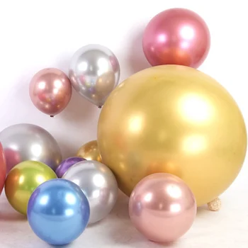 36Inch Kovové Balón Zlaté Červená Silver Chrome Balóny Svadby, Narodeniny, Party Dekorácie Nový Rok 2023 Vianočný Dekor Globos