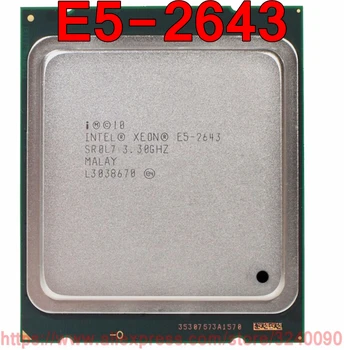 Intel Xeon CPU E5-2643 SR0L7 3.30 GHz 4-Core 10M LGA2011 E5 2643 procesor doprava zadarmo rýchle lode von