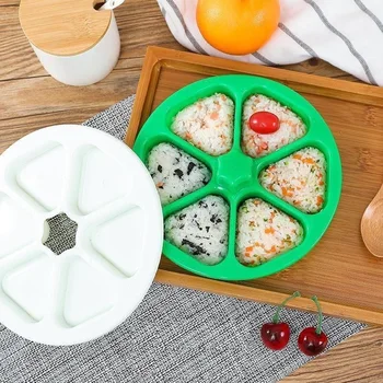 DIY Sushi Formy Onigiri Ryža Loptu Potravín Stlačte Trojuholníkové Sushi Maker Formy Sushi Auta Japonské Kuchynské Náradie Bento Box Príslušenstvo