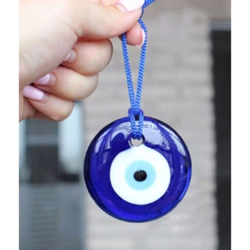 2022 Nové Zlým Okom Prívesok Turecko Blue Eye Prívesok Sklenené Oko Nylonová Šnúra Charms Dámske pánske Ochrany Šťastie, Šperky, Darčeky 1