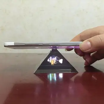 Prenosné Smartphone Holografický Projektor 3d 360° Holografické Pyramídy Typ Telefónu Tablety Boxy Predviesť Mobile Pre H A8q3 1