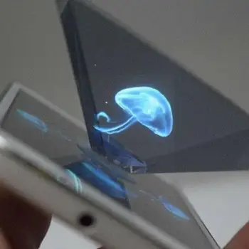 Prenosné Smartphone Holografický Projektor 3d 360° Holografické Pyramídy Typ Telefónu Tablety Boxy Predviesť Mobile Pre H A8q3 2