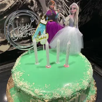 Snow White Party Dodávky Princezná Tematické Cupcake Mulčovače Pre Deti Strany(Anna, Ariel ,Popoluška, Elsa, Sofia) Výzdoba Darček 3