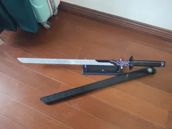 Démon Vrah Ninja Meč Tehla Nožnicový Sedem Magic Blade Kochou Shinobu Yamato Stavebným Hračka Katana Model 3