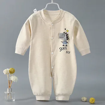 100% Cotoon Dieťa Z Jedného Kusu Odevu Jumpsuit Kombinézu Oblečenie Detí Koala Novorodenca Mäkkosť Priedušný Komfort Oblečenie Jeseň 4