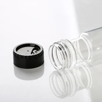 2 ks Mini Korenie Plastové Fľaše Rasce Prášok Fľaša Soľ, Korenie Jar Dávkovač Transparentné Prenosné Korenie Kontajner 4