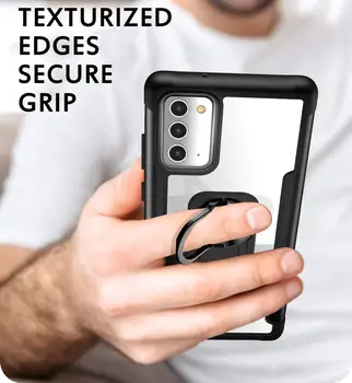 Shockproof Magnetické Adsorpcie Krúžok Stojan Puzdro Pre Samsung Galaxy Note 20 Ultra Prípade Kryt Telefónu Plášťa Pokožky Taška 5