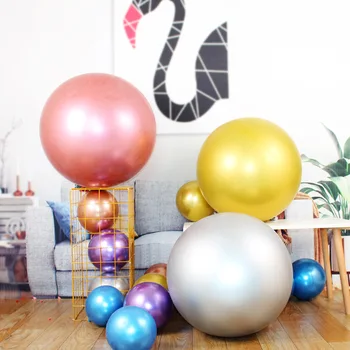 36Inch Kovové Balón Zlaté Červená Silver Chrome Balóny Svadby, Narodeniny, Party Dekorácie Nový Rok 2023 Vianočný Dekor Globos 5